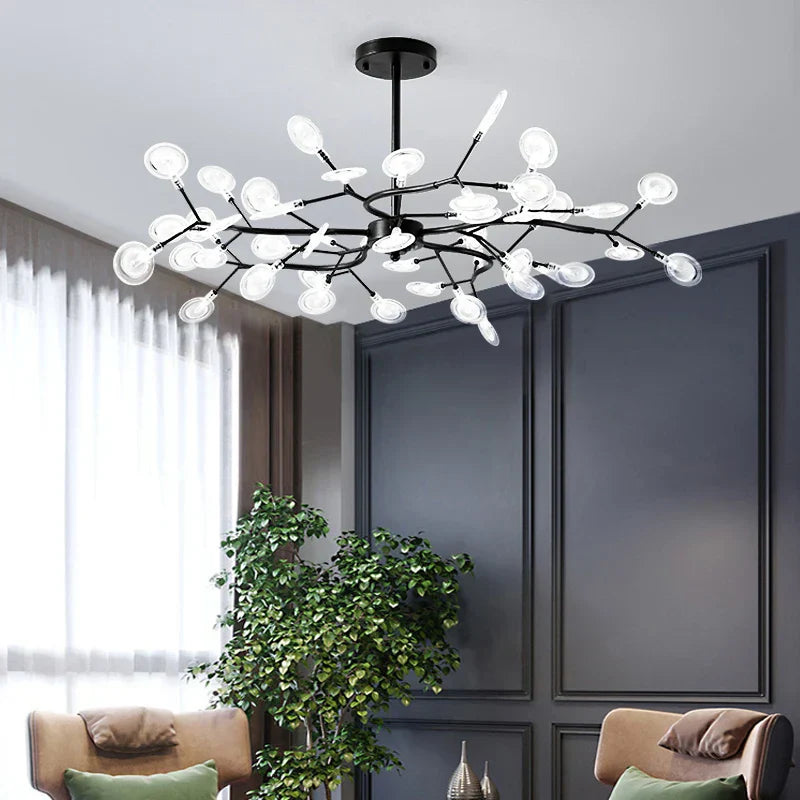 Modern Luxury Petal LED Pendant Light for Living Room, Bedroom, and Kitchen