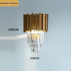 Crystal Ceiling Chandelier: Luxury Round LED Light for Living Room, Artistic Home Decor