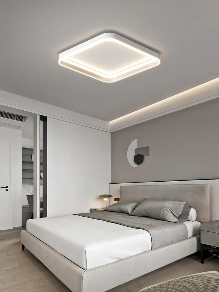 Square Ceiling Lamp | Modern Nordic LED Bedroom Master Light