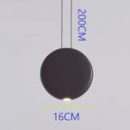 Scandinavian Moon Crescent Chandelier, Minimalist Kitchen Island Pendant Lamp