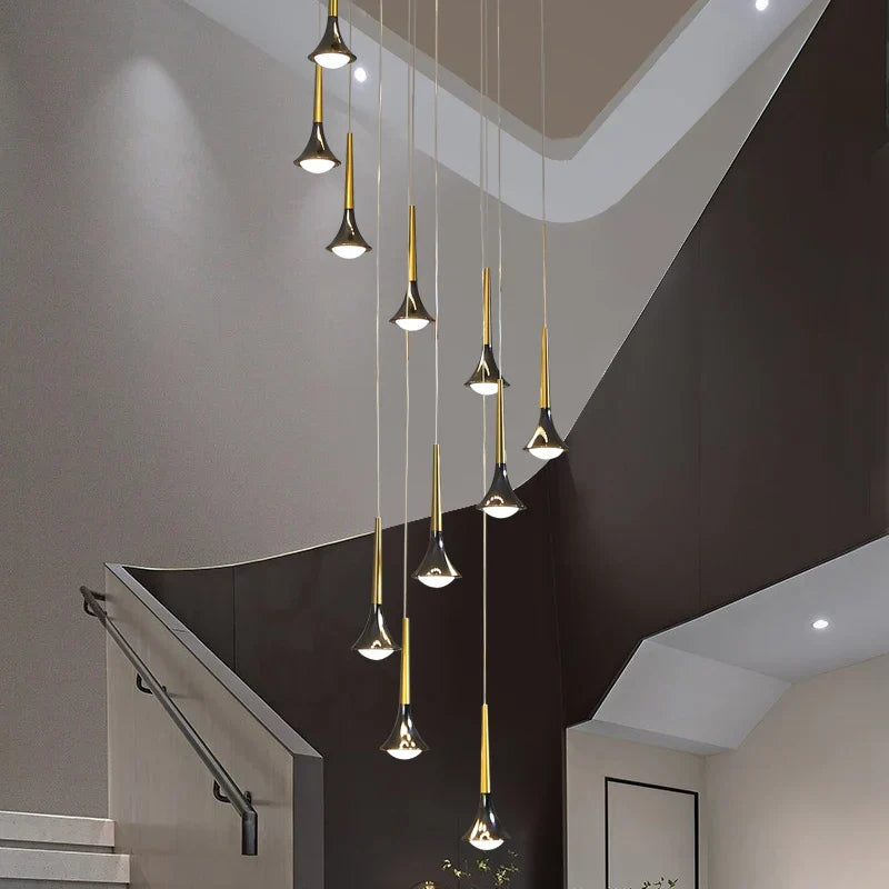 Modern Fashion Long-Line Chandelier for Living & Dining Rooms