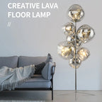 Nordic 7-Light E27 LED Floor Lamp for Living Room Decor