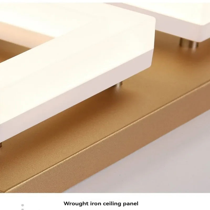 Modern Square LED Ceiling Light for Corridor, Hallway, Bedroom - Simple & Stylish Room Lighting