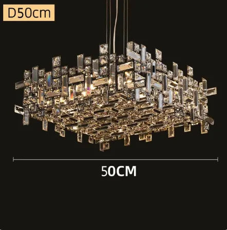 Crystal Chandelier: Luxury Modern Lighting for Living Room, Dining Room, Office, Villa