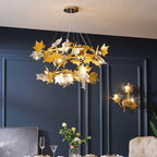 Maple Leaf Branches Chandelier for Living Dining Room - 2023 Design