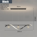 Glass Ball LED Chandelier Pendant Light for Modern Living and Dining Room