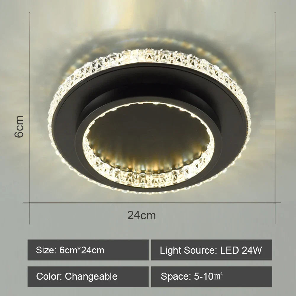 Nordic LED Ceiling Chandelier Acrylic Decor Modern Indoor Lighting