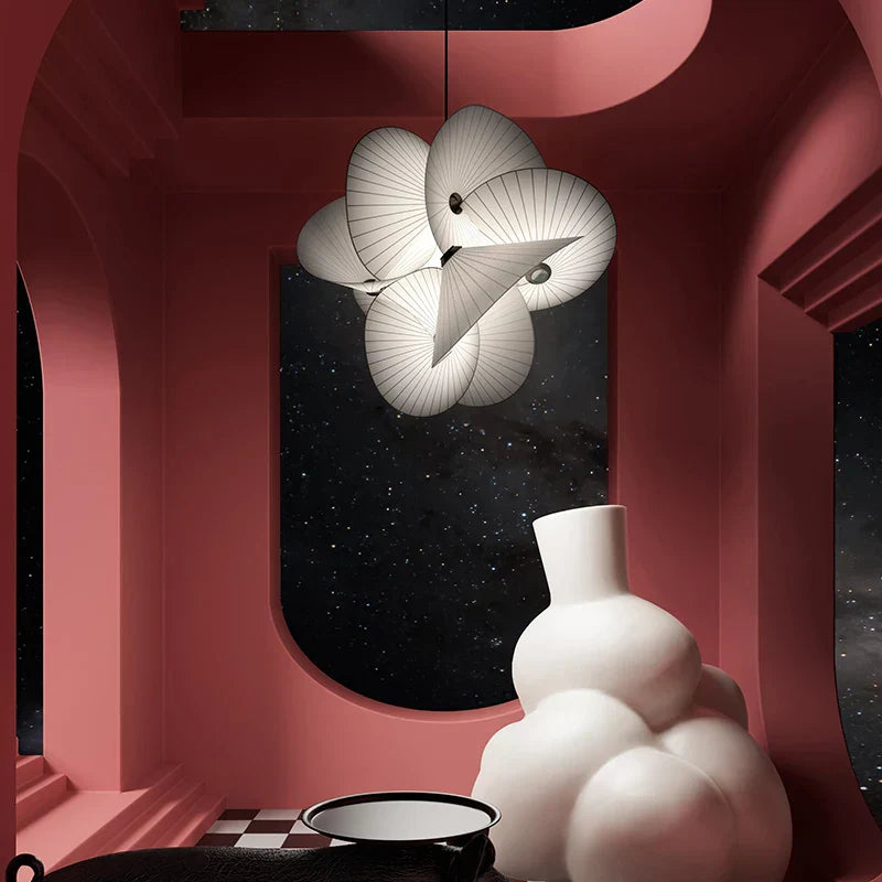 Cloth Minimalist LED Chandelier Ceiling Pendant for Home Decor