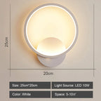 Nordic Acrylic LED Wall Sconce for Bedroom Restaurant Hallway