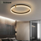 Minimalist Remote Control Round LED Ceiling Lamp for Bedroom and Living Room