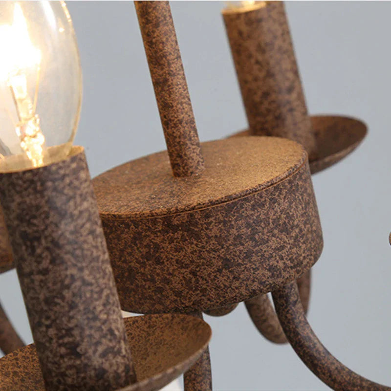 Solid Wood Chandelier: Elegant Pendant Light for Home Improvement