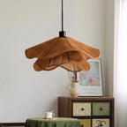 Japanese Hemp Knit Pendant Light E27 LED Lamp - Nordic Wabi Sabi Style