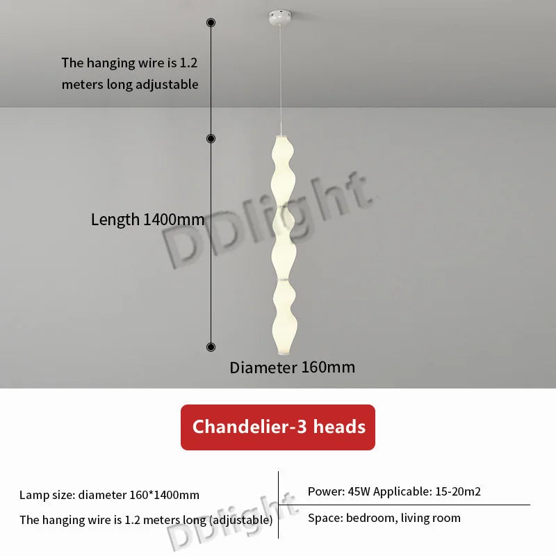 Modern Design LED Pendant Lights for Living Dining Bedroom Chandeliers