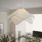 Petal Chandelier Light: Modern Fabric Ceiling Pendant for Bedroom, Living Room, Dining Room