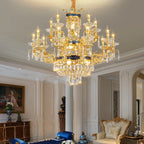 Luxury Villa Crystal Chandelier for Living Room, Dining Room, Bedroom