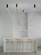 Silicone Pendant Lamp for Living Room, Dining Room, and Exhibition Hall