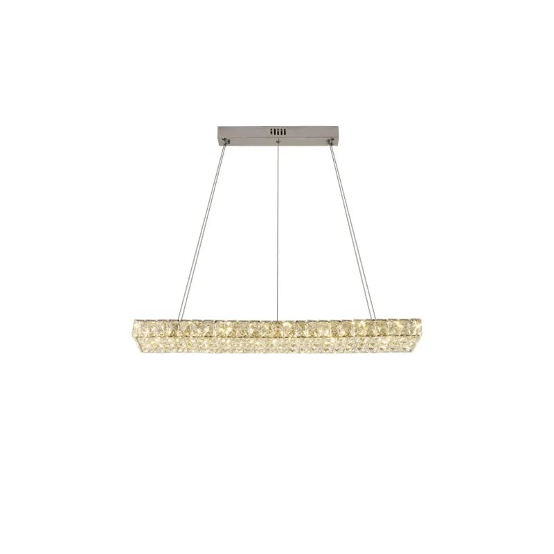Modern Crystal LED Chandelier for Living and Dining Room Decor