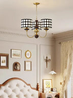 Polka Dots Chandelier: Retro Minimalist Round Pendant Lamp for Home & Restaurant