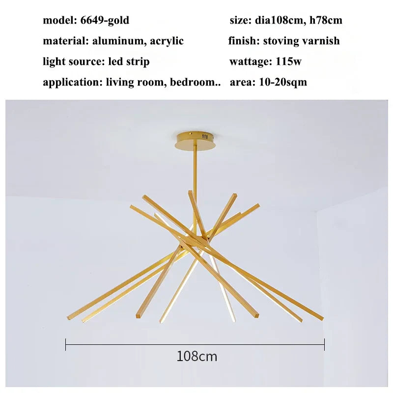 Nordic Minimalist LED Pendant Lights for Living Room Decoration