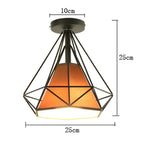 Vintage Loft Pendant Light Fixture for Kitchen Living Bedroom Home E27 LED