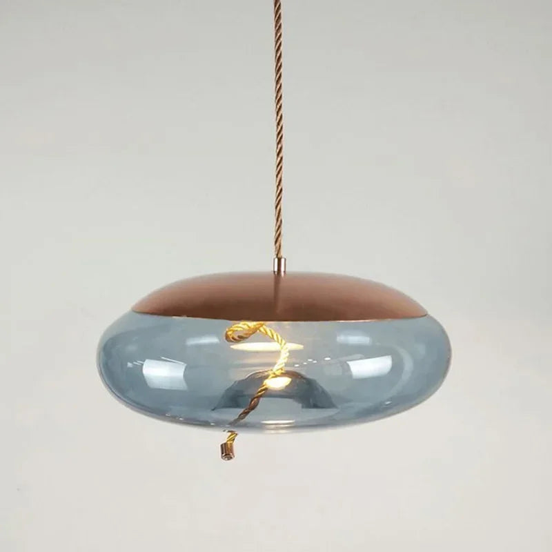 BROKIS Knot Glass Pendant Chandelier Luminaria Deco Bedside Lamp