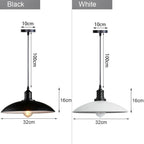 Industrial Loft Chandelier Pendant Lamp LED Edison Vintage Hanging Light