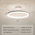 Modern Dimmable LED Pendant Chandelier for Bedroom and Living Room