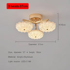 Gold LED Ceiling Light for Home Bedroom Living Room Kitchen Lighting Fixtures
