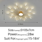 LED Chandelier Lights - Modern Indoor Lighting for Living Room, Kids Room, Bedroom