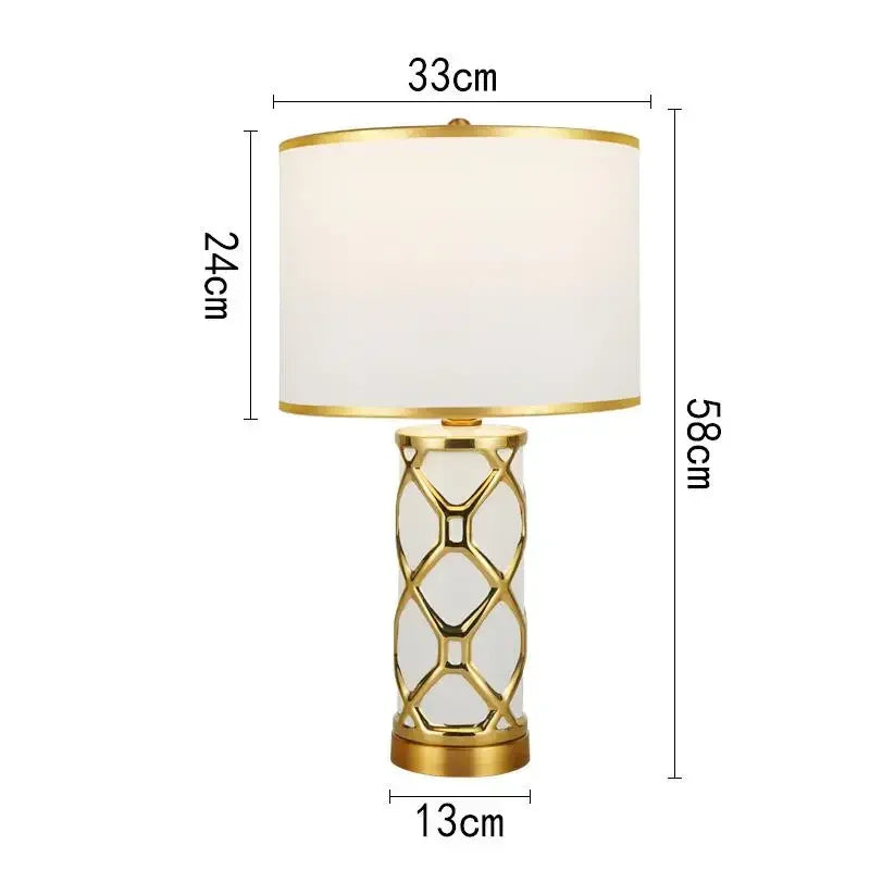 Ceramic Nordic Table Lamp: Luxury Designer Replica for Home Living Room and Bedroom Décor