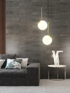 Glass Ball LED Chandelier Light Lamparas Bedside Night Light Decor