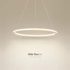 Nordic Round LED Ring Chandelier for Living Dining Bedroom