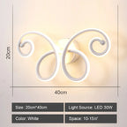 LED Wall Sconce Light Acrylic Lamp for Bedroom Corridor Chandelier Style