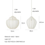Nordic Fabric Pendant Lights Minimalism by - Stylish Hanging Lamp for Home Decor