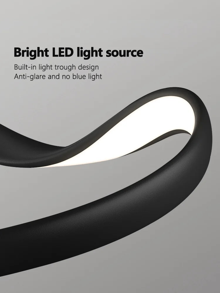 Minimalist Modern LED Chandelier for Living Room - Creative Nordic Hall Lamps