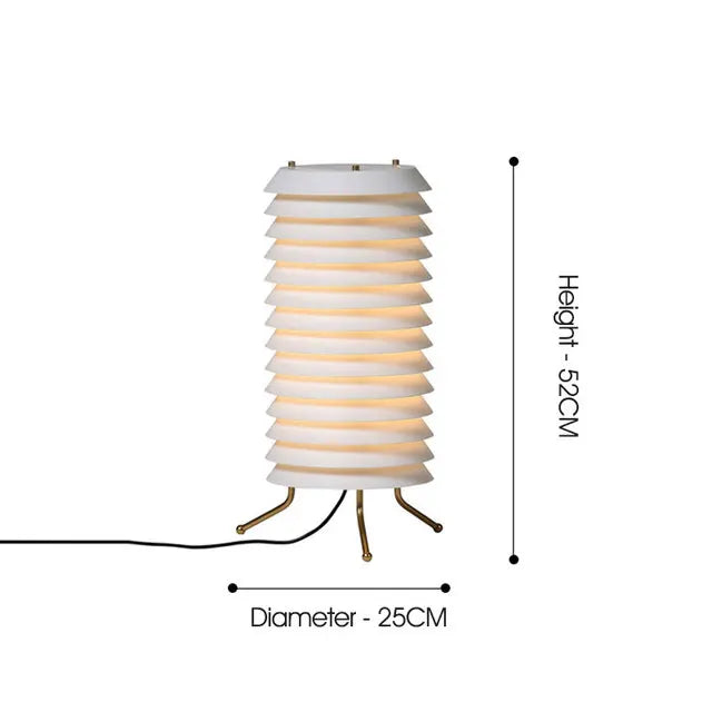 Maija Table Lamp: Medieval Nordic Design Replica, White Bedside & Living Room Light