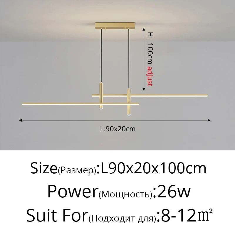 Modern LED Pendant Lights Dining Room Bar Counter Chandelier