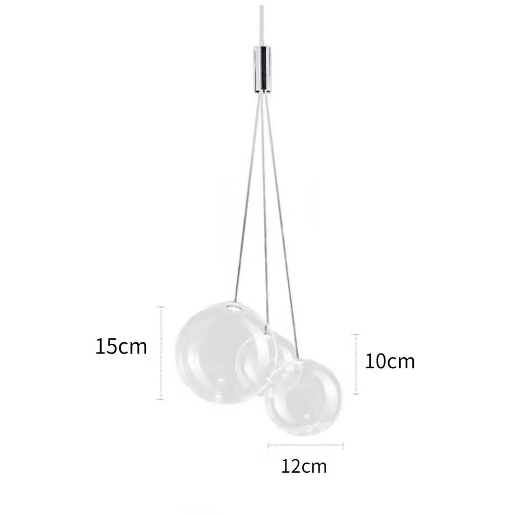 Bubble Glass Pendant Light: Stylish Nordic Home Decor Lighting