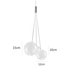 Bubble Glass Pendant Light: Stylish Nordic Home Decor Lighting