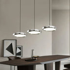 Modern LED Circle Pendant Chandelier for Dining Room & Kitchen