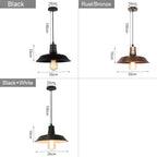 Industrial Loft Chandelier Pendant Lamp LED Edison Vintage Hanging Light