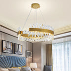 Contemporary LED Crystal Chandelier for Hotel, Wedding, and Living Room