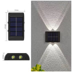 Solar Wall Lamp: Outdoor Waterproof Up/Down Lighting for Garden, Street, Landscape, Balcony