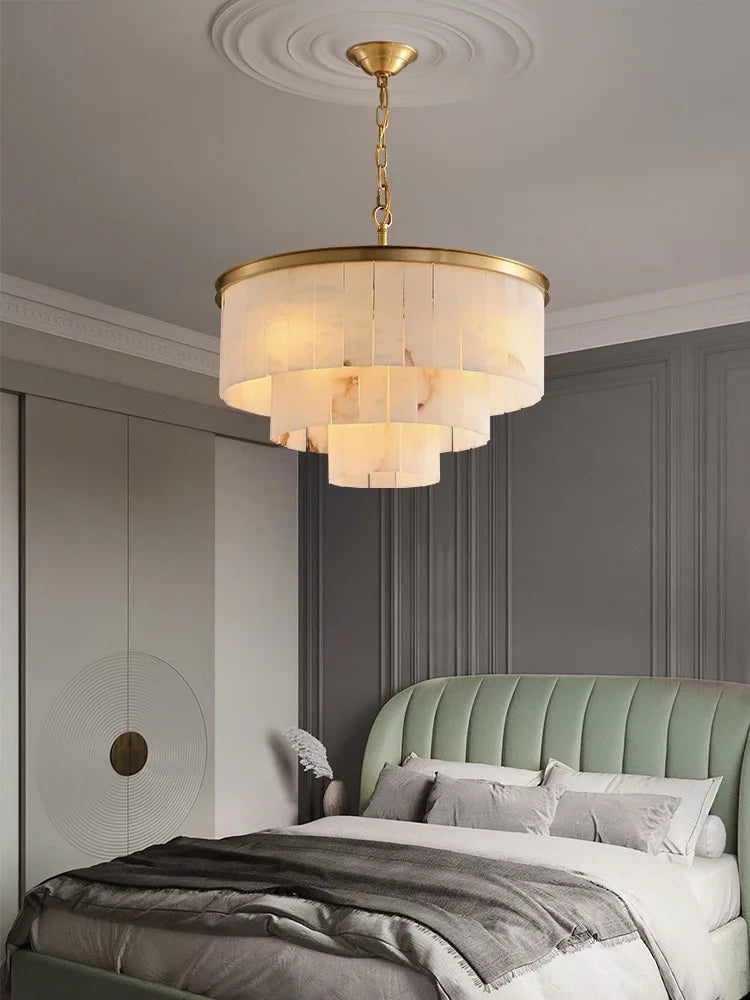 Marble Chandelier: Luxury Living Room Pendant Light Fixture.getOwnProperty