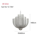 Meshmatic Grid Ceiling Chandelier Dimmable Led Indoor Lighting