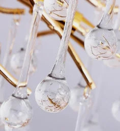 Elegant Gold Crystal Chandelier for Modern Luxury Living Spaces