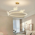 Butterfly Design Ceiling Chandelier: Modern Minimalist Pendant Lamp for Home Decor