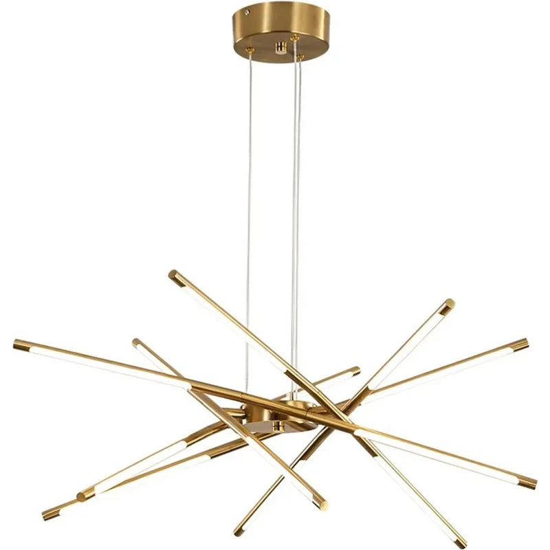 Modern Line Chandelier for Home Decor and Lighting