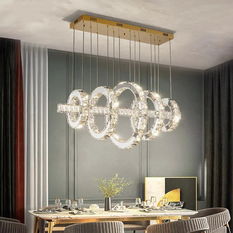 LED Chandeliers for Living Room Dining Room Modern Hanging Light Fixtures