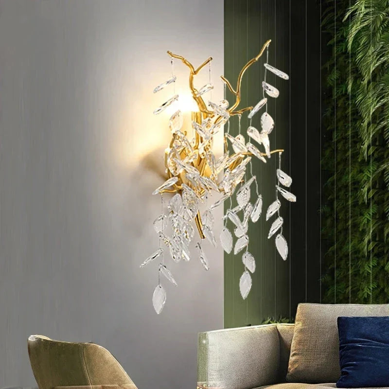 Crystal Wall Lamp: High-End Nano Technology Luxury LED Lighting for Home Décor